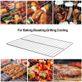 Easily cleaned BBQ grill stainless steel net basket